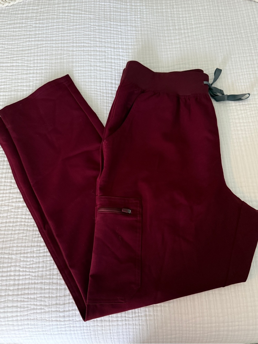 Figs Maroon Yola Scrub Pants